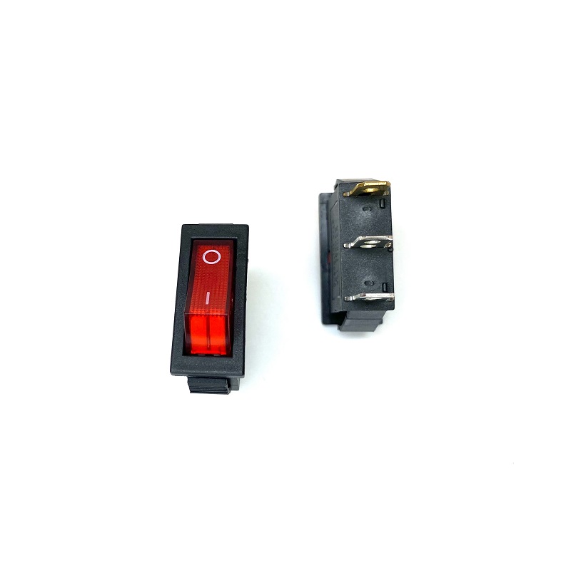 Кнопка 16A,250V,AC-lamp220V 3pin (26X11)