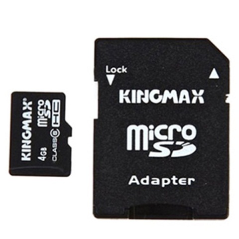 Карта памяти Micro SDHC 4GB Kingmax
