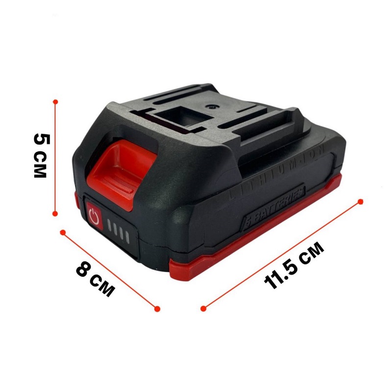 Корпус с платой BMS 18V Li-Ion RED 18650х5