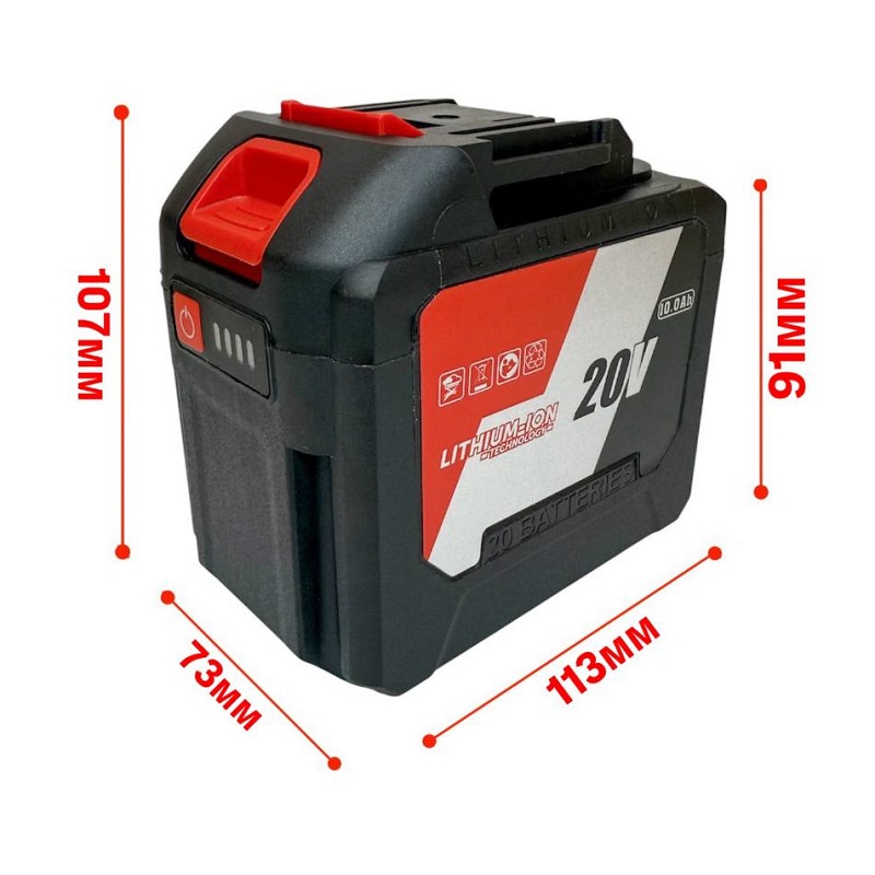 Корпус с платой BMS 18V Li-Ion RED MAX 18650х20