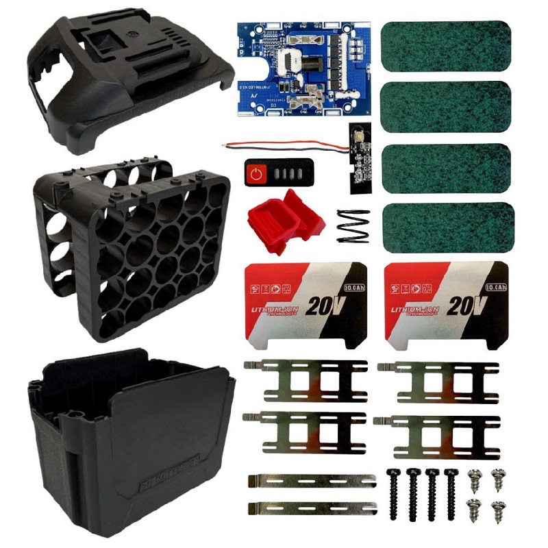Корпус с платой BMS 18V Li-Ion RED MAX 18650х20