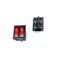 Кнопка сдвоенная, 16A,250V,AC-lamp220V 6pin (26X22)