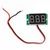 Вольтметр цифровой встраиваемый 0.28" 0-99.9v зеленый