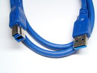 шнур USB3.0-A  USB3.0-B  M 1м