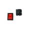 Кнопка 30A,250V,AC-lamp220V 4pin (26X22)