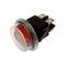 Кнопка 6A,250V,AC-lamp220V 4pin круглая влагозащита