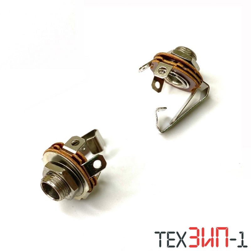 Гнездо 6.3 JACK mono на корпус