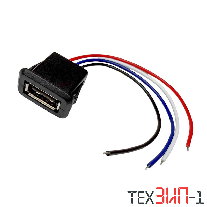 разъем USB-4Pin на панель с проводами
