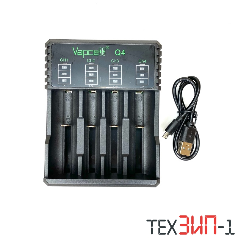 Зарядное устройство Vapcell Q4 4слота