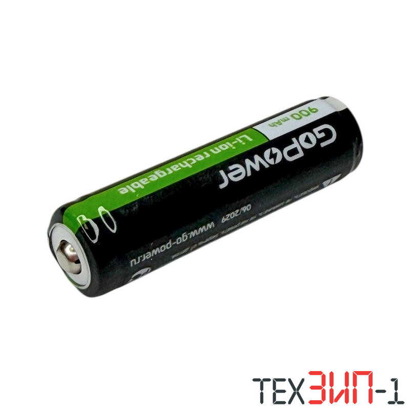 LIR14500 (3.7V,900mAh) GoPower c защитой Аккумулятор