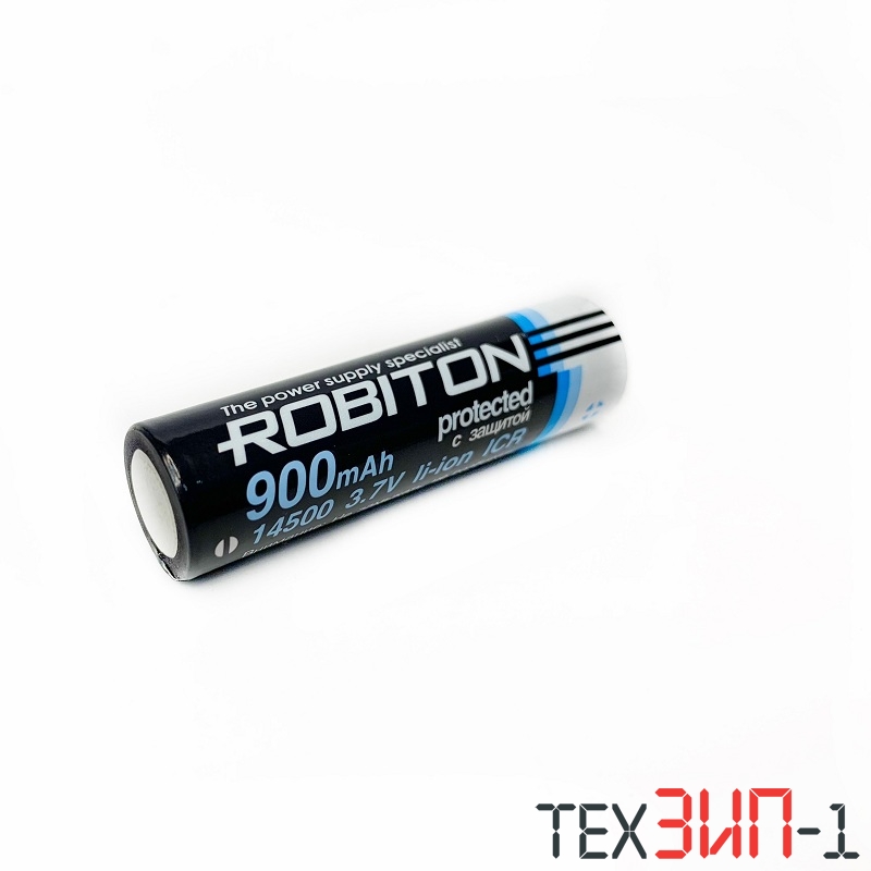 LIR14500 (3.7V,900mAh) ROBITON c Защитой Аккумулятор