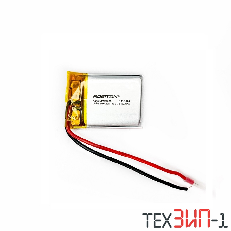 LP402025 (3.7V,150mAh) PCB-LD Аккумулятор
