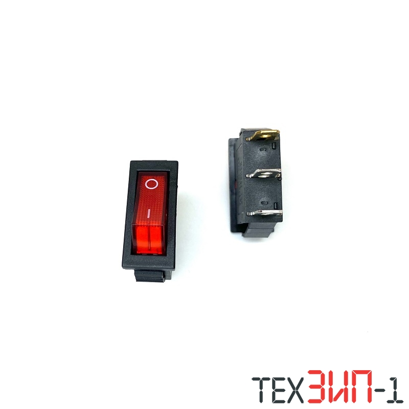 Кнопка 16A,250V,AC-lamp220V 3pin (26X11)