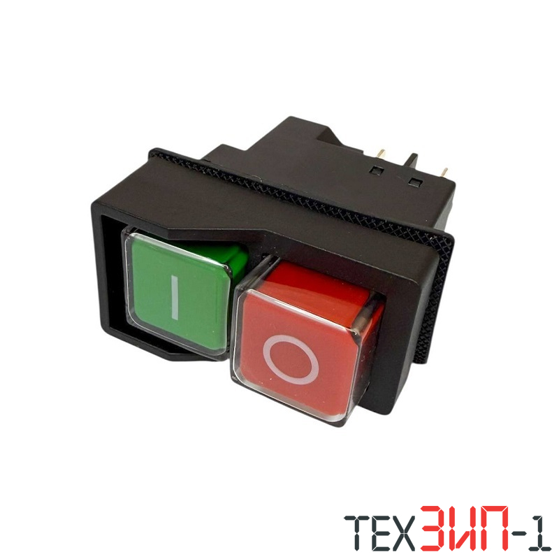 Кнопка для бетономешалки 16A,250V,AC-DC 4pin (53X32)