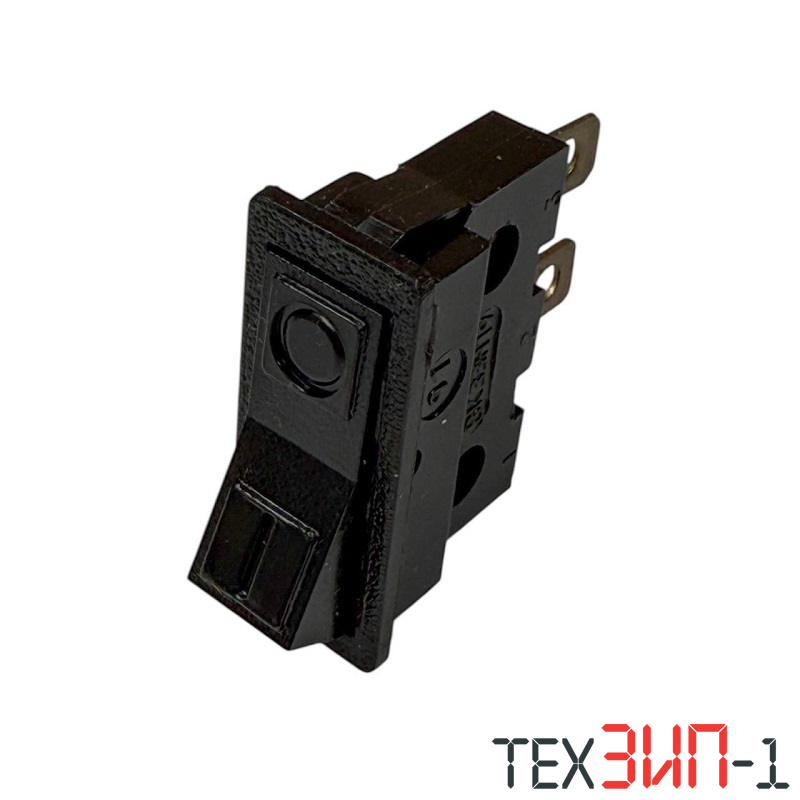 Переключатель клавишный, контакты 2T, 6.3А, ON-OFF, ВК33Н19