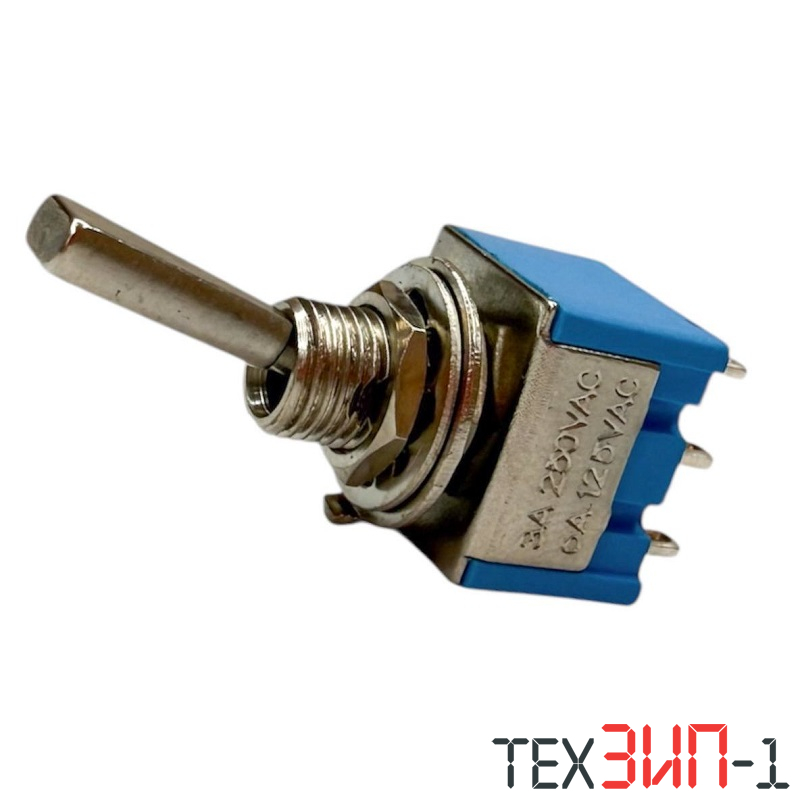 Тумблер MTS202 on--on (13X12) широкая ручка