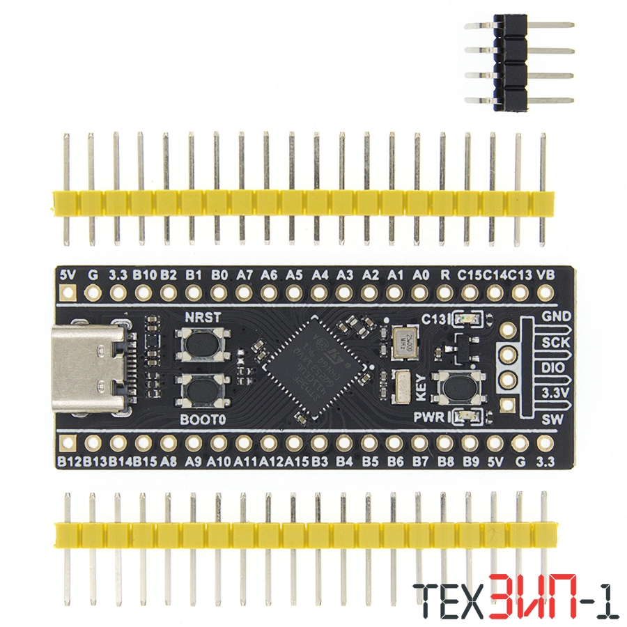Контроллер STM32F103C8T6, Type-C 64 кб, 72 МГц